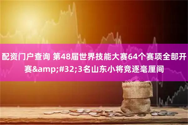 配资门户查询 第48届世界技能大赛64个赛项全部开赛 3名山东小将竞逐毫厘间